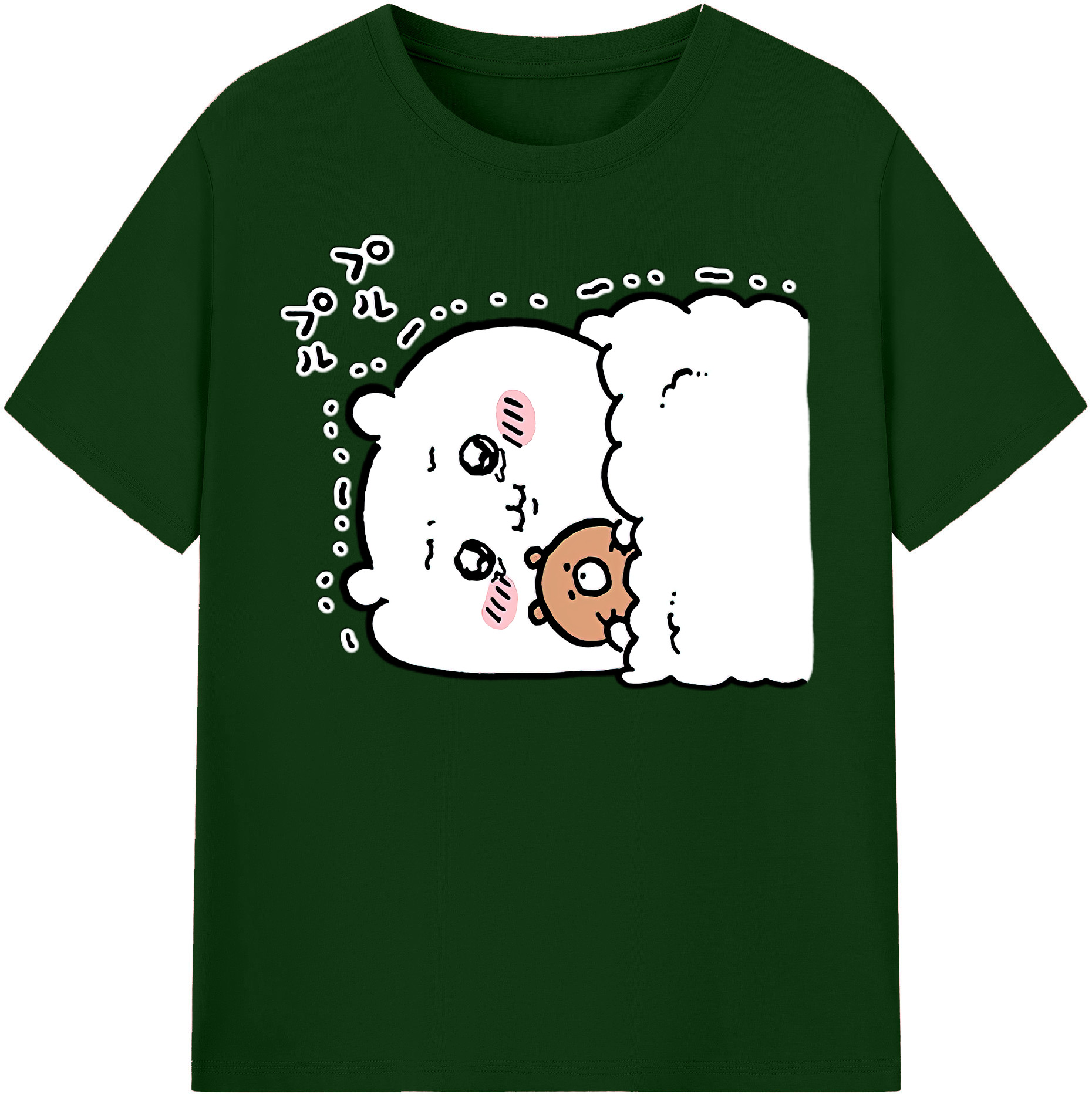 （画像用） ちいかわ ちいかわ Chii-kawa chiikawa 綿100％半袖Tシャツ（フロントプリント）